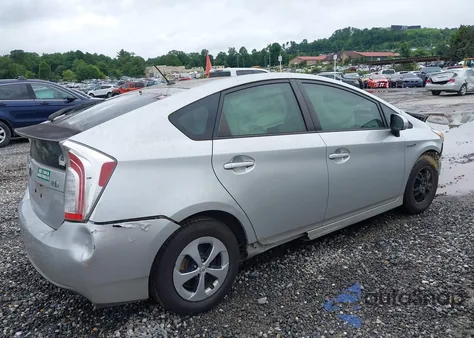 2013 Toyota Prius Two из США, поврежденный, VIN JTDKN3DU5D5621798